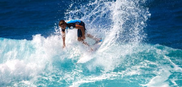 Surfing in Bali